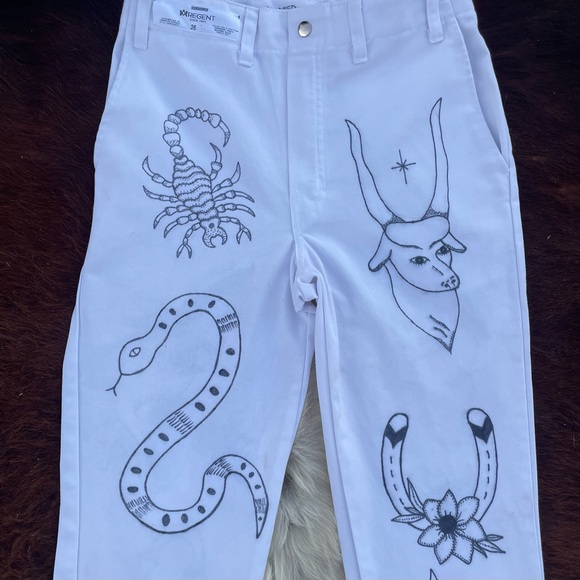 Traditional art workwear pants - Picture 4 of 11